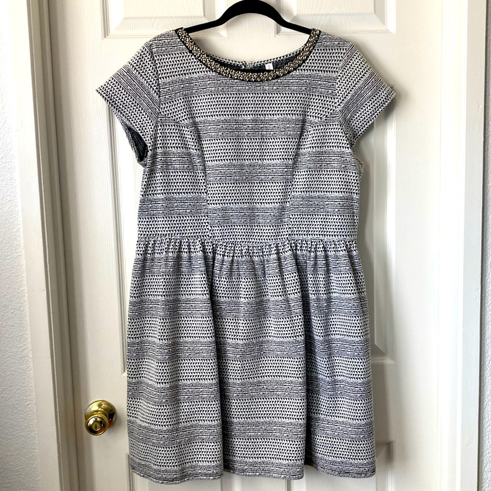 Woven Cap Sleeve Dress